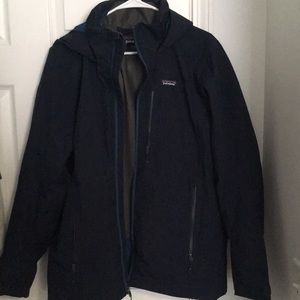 Men’s M Patagonia Navy Lightweight TopLayer Coat